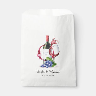 Red Wine Style Occassion Celebration Gefallen Beut Geschenktütchen