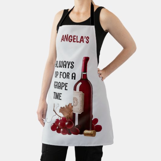 Red Wine Time Personalisiert Schürze (InSitu)