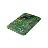 Red Wing Blackbird Bath Mat Badematte (Schrägansicht)