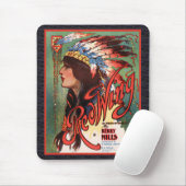 Red Wing Indian Maiden Mousepad (Mit Mouse)