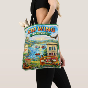 Red Wing, Minnesota Souvenir Geschenk Latte Tasse Tasche