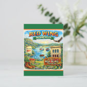 Red Wing, Minnesota Souvenirpostkarte Postkarte (Stehend Vorderseite)