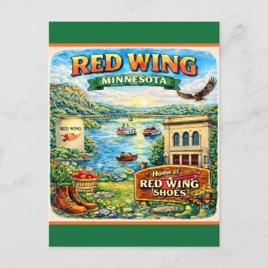 Red Wing, Minnesota Souvenirpostkarte Postkarte (Vorderseite)