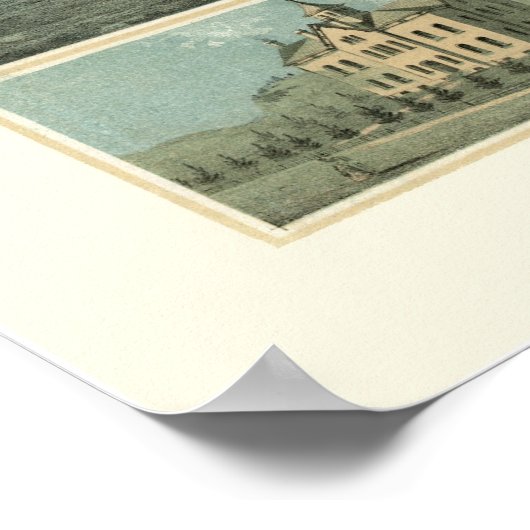 Red Wing, MN Panorama Karte - 1868 Poster (Ecke)