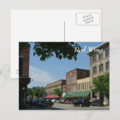 Red Wing Postkarte (Vorne/Hinten)