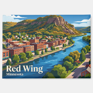 Red Wing USA Magnet