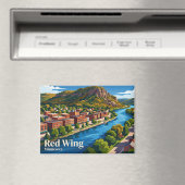 Red Wing USA Magnet (In Situ (Geschirrspüler))