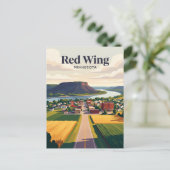 Red Wing USA Postkarte (Stehend Vorderseite)