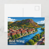 Red Wing USA Postkarte (Vorne/Hinten)