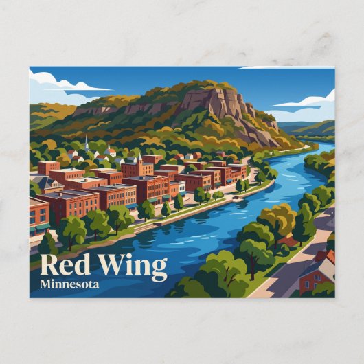Red Wing USA Postkarte (Vorderseite)