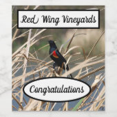 Red Wing Vineyards Weinetikett (Einzelnes Label)