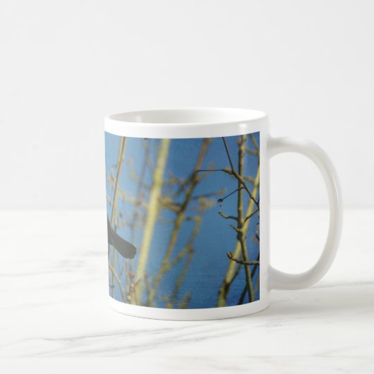 Red-Winged Black Bird singen Kaffeetasse (Rechts)