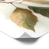 Red Winged Blackbird Bird Art Print Poster (Ecke)