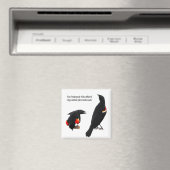 Red-Winged Blackbird Magnet (In Situ (Geschirrspüler))
