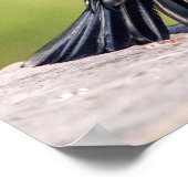 Red Winged Blackbird Singing Poster (Ecke)