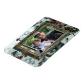 Red Winter Berries Holiday Flexible Magnet (Linke Seite)