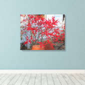 Red Winter Berries - Martha's Vineyard Leinwanddruck (Insitu (Holzboden))