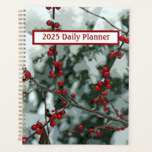 Red Winter Berries Tagesplaner