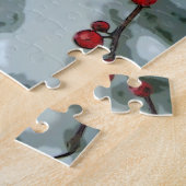 Red Winter Berries Weihnachtsfeiertag Jigsaw Puzzl Puzzle (Seite)