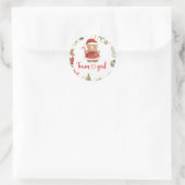 Red Winter Cookie Team Girl Sticker (Tasche)