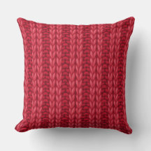 Red Winter Knitting Wooly Muster