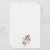 Red Winter Sleigh Advice For Mum To Be Baby Shower (Rückseite)