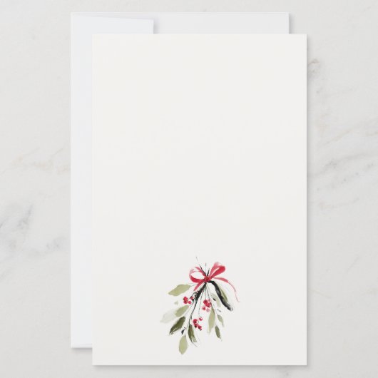 Red Winter Sleigh Advice For Mum To Be Baby Shower (Rückseite)