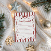 Red Winter Time Capsule Card Einladung