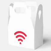 Red Wireless Signal Feed Box Geschenkschachtel (Geöffnet)