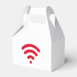 Red Wireless Signal Feed Box Geschenkschachtel