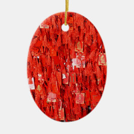 Red Wises Keramik Ornament