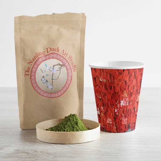 Red Wises Pappbecher