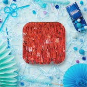 Red Wises Pappteller (Party)