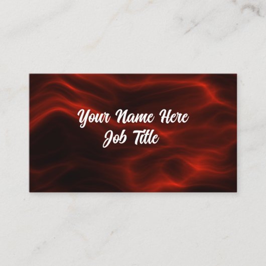 Red Wisps Visitenkarte (Vorderseite)