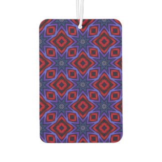 Red with Blue Star Air Freshener Autolufterfrischer