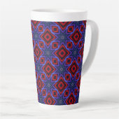 Red With Blue Stars Milchtasse (Rechte Ecke)