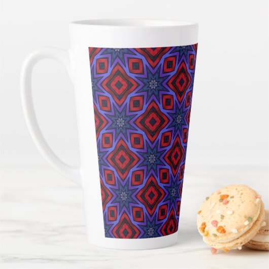 Red With Blue Stars Milchtasse (Beispiel)