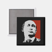 Red Wladimir Putin Magnet (Vorderseite/Rückseite)