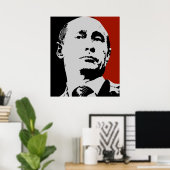 Red Wladimir Putin Poster (Heimbüro)
