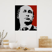 Red Wladimir Putin Poster (Küche)