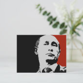 Red Wladimir Putin Postkarte (Stehend Vorderseite)