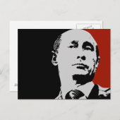 Red Wladimir Putin Postkarte (Vorne/Hinten)