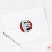 Red Wladimir Putin Runder Aufkleber (Umschlag)