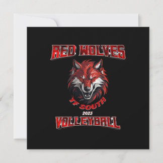 Red Wolf Einladung