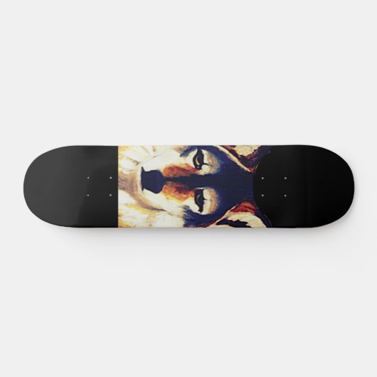 RED WOLF SKATEBOARD (Horizontal)