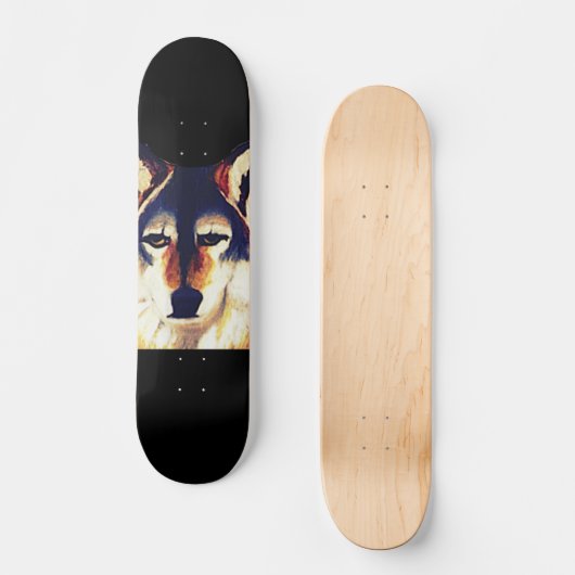 RED WOLF SKATEBOARD (Vorderseite)
