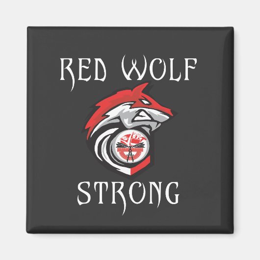 Red Wolf Strong Magnet (Vorne)