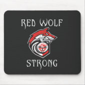 Red Wolf Strong Mousepad (Vorne)