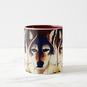 RED WOLF ZWEIFARBIGE TASSE