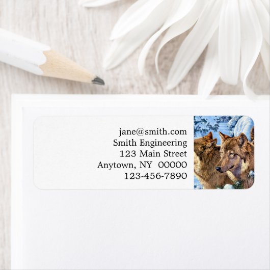 Red wolves painting (Insitu)